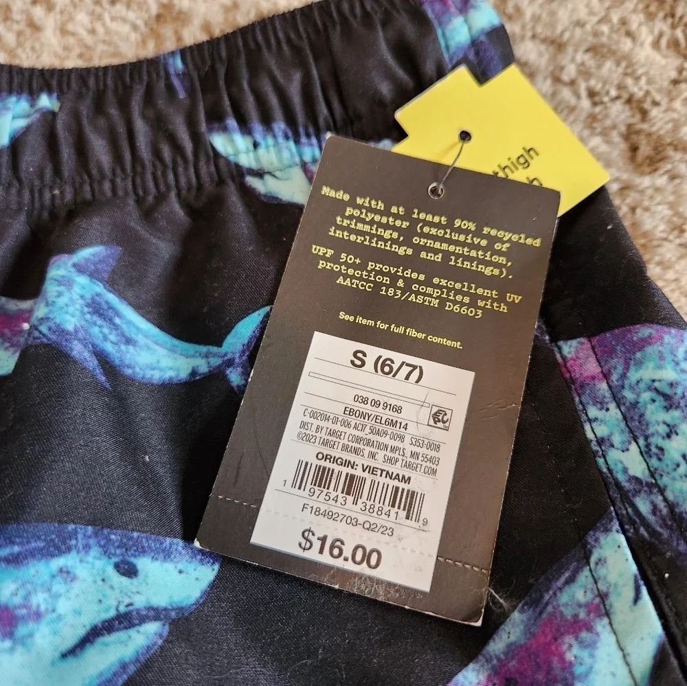 Art Class Boy's Ebony Swim Bottom - S(6/7)
